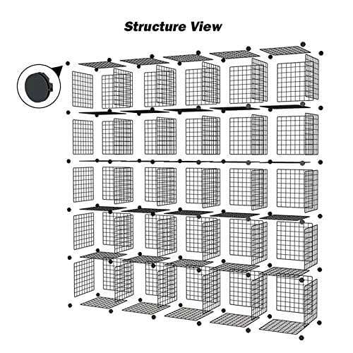 Other Wire Cube Storage Shelf Multi-use Bookcase