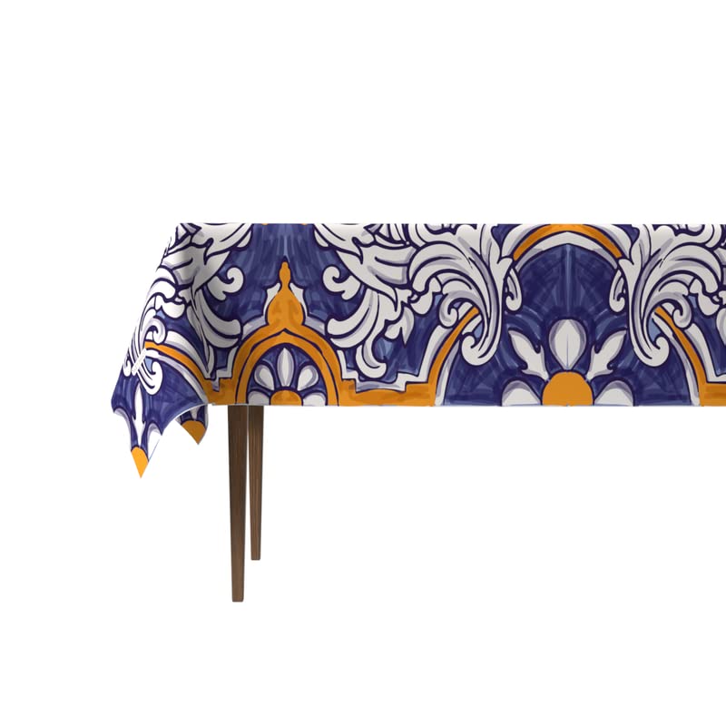 Fantasy Waterproof Tablecloth, a Multicolor 140x300 cm Rectangular Table Cover made from Spillproof Polyester, a Whimsical and Stain-Resistant Protector for Parties and Family Dining
