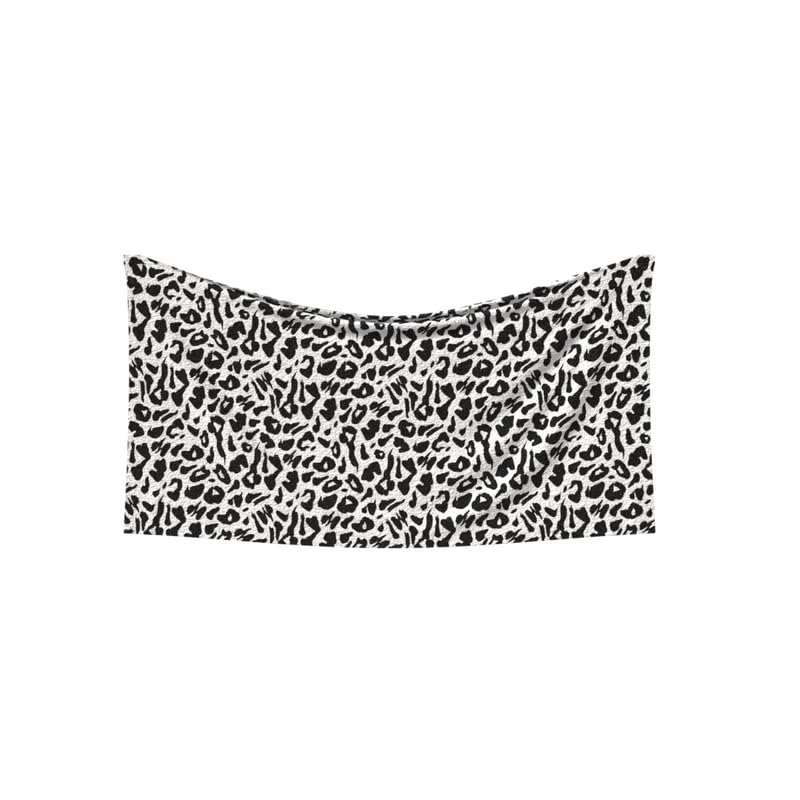 Wild Beach Towel, a Soft and Absorbent Towel for Adults and Kids, 70x140 cm, Black & White, a Quick-Drying and Sand-Resistant Towel for the Beach, Pool, Travel, or Yoga
