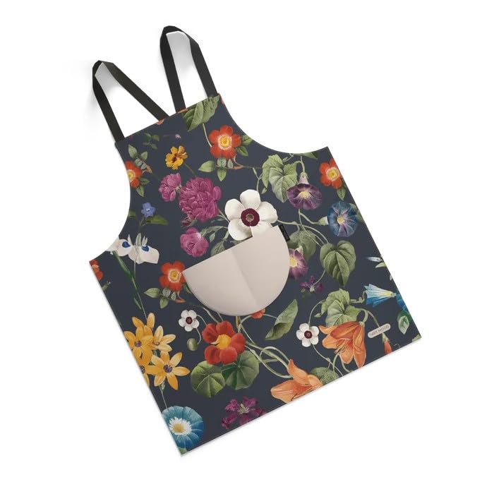 Apron, Cross-Back Design, Soft Cotton-Like Fabric, One Size, Lightweight Breathable Unisex with Front Pocket, for Cooking, and Daily Use