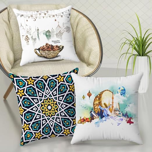 Throw Pillow Covers - Velvet Cushion Covers - Set of 3 -40 x 40 cm - Cover Only