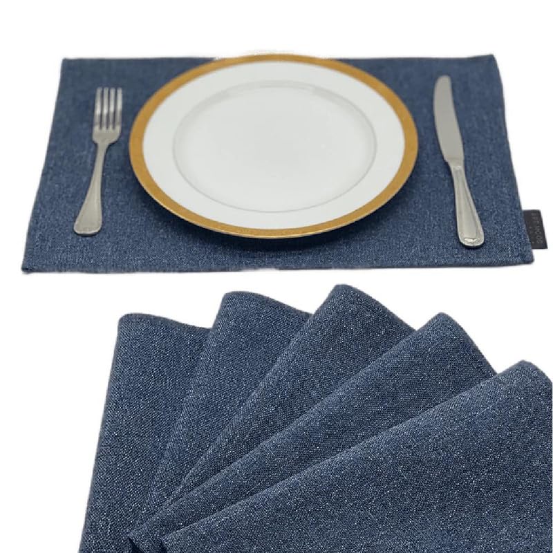Linen Placemats Set 6 Pieces of Placemats and Runner