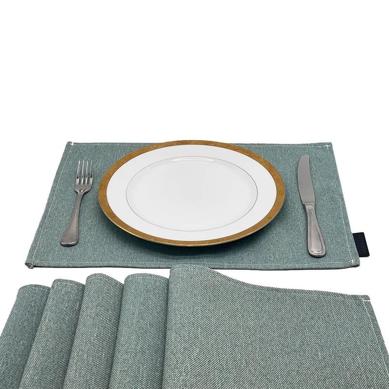 Linen Placemats Set 6 Pieces of Placemats and Runner