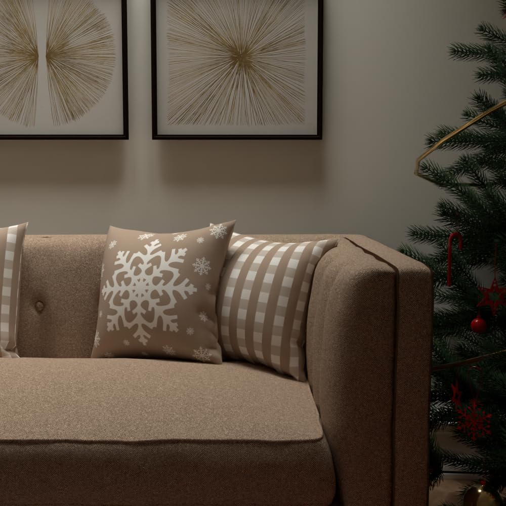 Christmas Cushion 40x40 CM, Washable Soft Holiday Pillow for Sofa, Bedroom, Living Room, or Office, Festive Decorative Accent