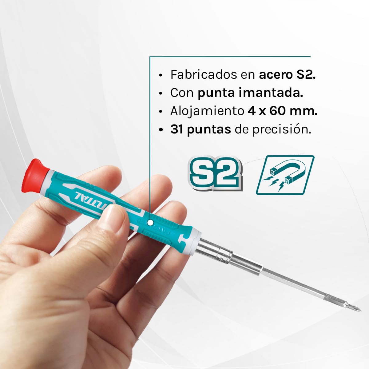 TOTAL 37PCS precision screwdriver set