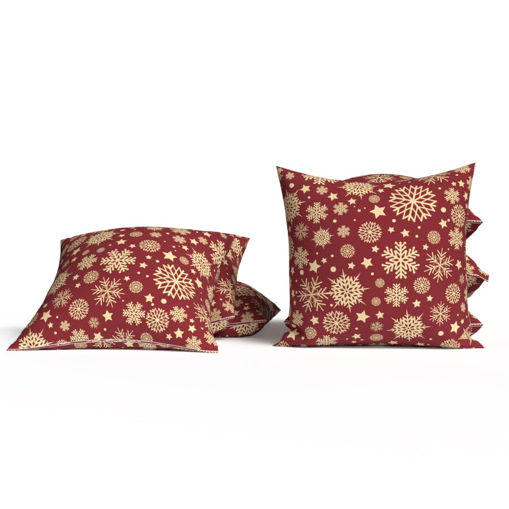 Christmas Cushion 40x40 CM, Washable Soft Holiday Pillow for Sofa, Bedroom, Living Room, or Office, Festive Decorative Accent