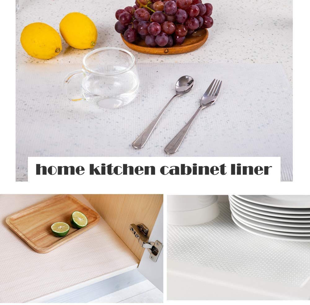 Waterproof EVA Mat Roll, 3-Meter Non-Slip Multipurpose Liner for Drawers, Fridge, Cupboards, and Shelves, Cuttable Non-Adhesive Shelf Organizer for Home Use