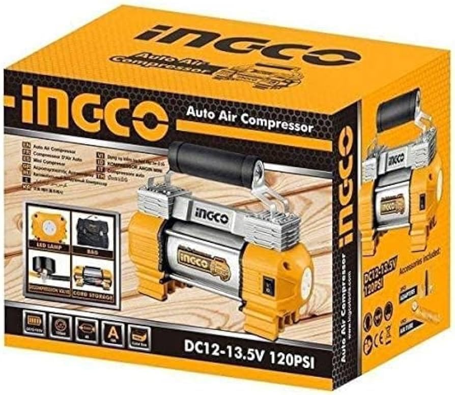 Ingco AAC2508 Air Compressor 2 Piston