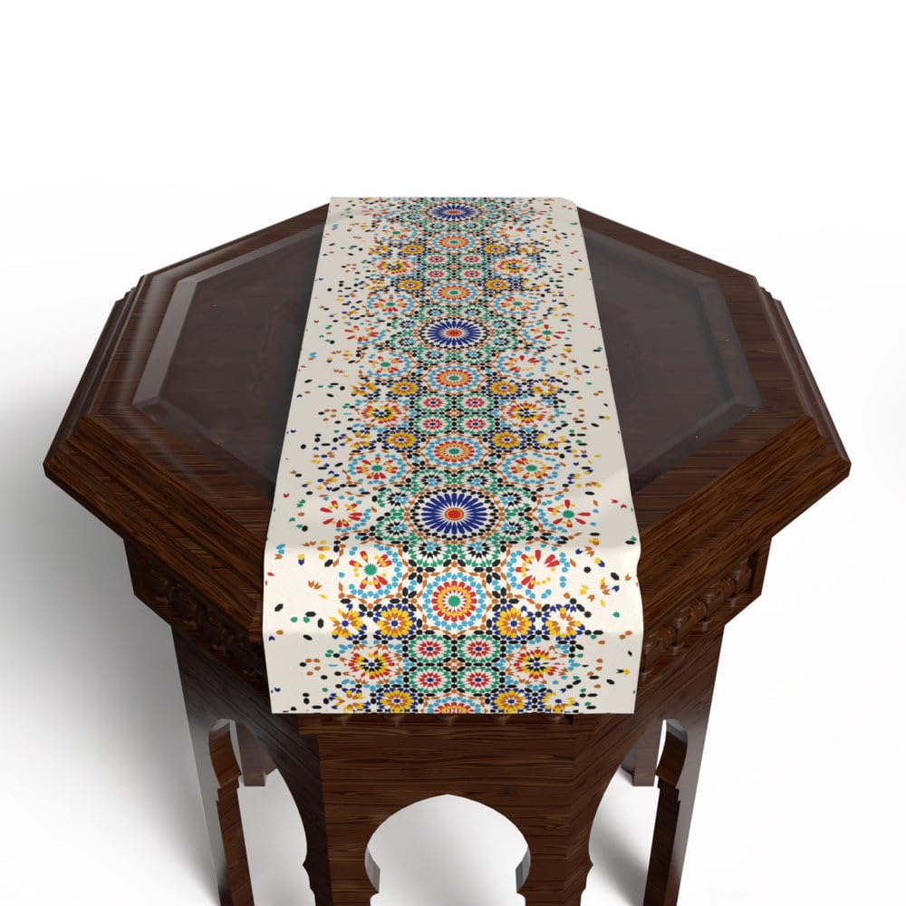 Table Runner – Elegant Decorative Accent for Tables, Beds, and Spaces, 140x35 cm, Made from Luxurious Velvet, Machine Washable