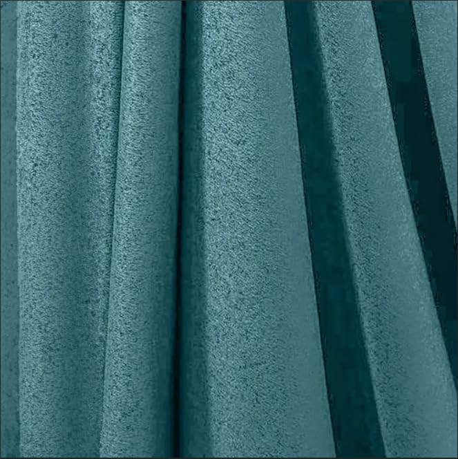 Faux Linen Textured Curtains Durable Fabric-Light Filtering Drapes forLiving Rooms Reception and Bedroom - Steel Grommets - Single Panel