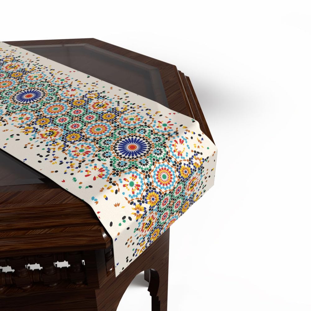 Table Runner – Elegant Decorative Accent for Tables, Beds, and Spaces, 140x35 cm, Made from Luxurious Velvet, Machine Washable