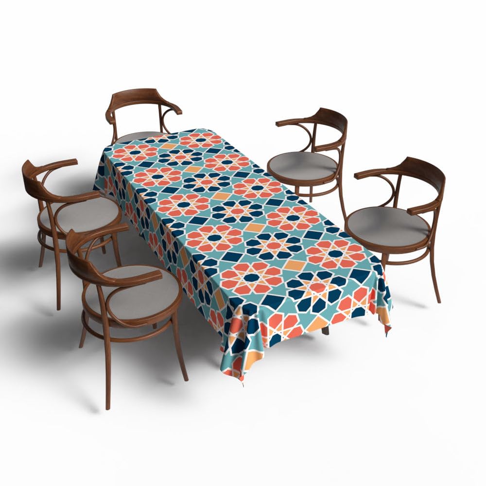 Tablecloth Waterproof Polyester Fabric, Easy Care ,Soft Touch