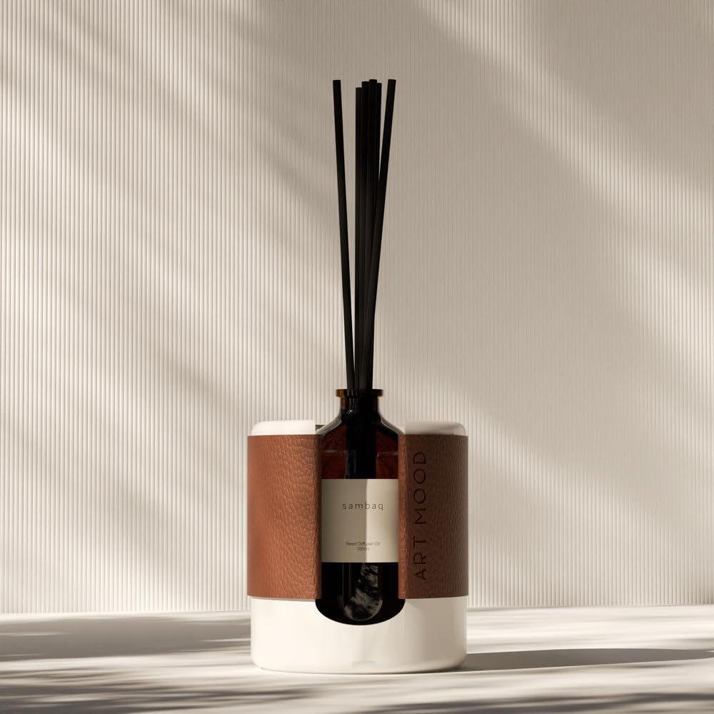 Reed Diffuser Set, 100 ml, Luxury Home Fragrance with Fiber Sticks, Long-Lasting Elegant Scent, Premium Room Freshener for Living Room, Bedroom, and Office Decor