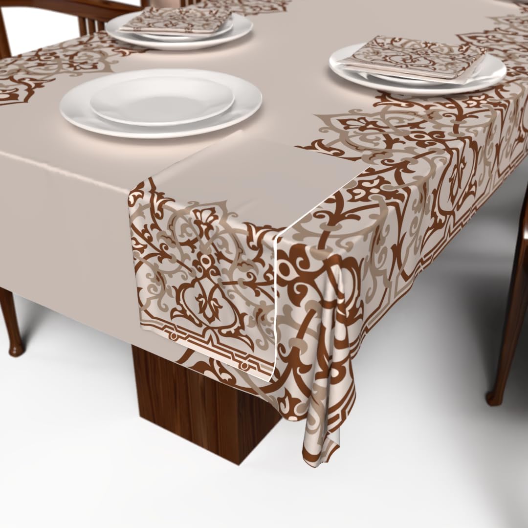 Ramadan's Unique Tablecloth & Napkins Set Satin
