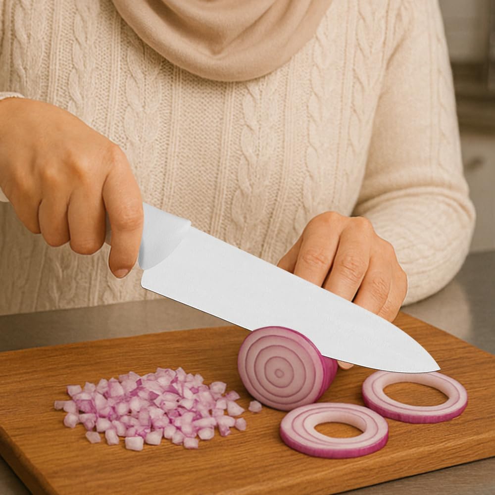 Meat Knife – 8-Inch Premium Blade – Stainless Steel Construction – Ideal for Carving, Slicing & Heavy-Duty Kitchen Use