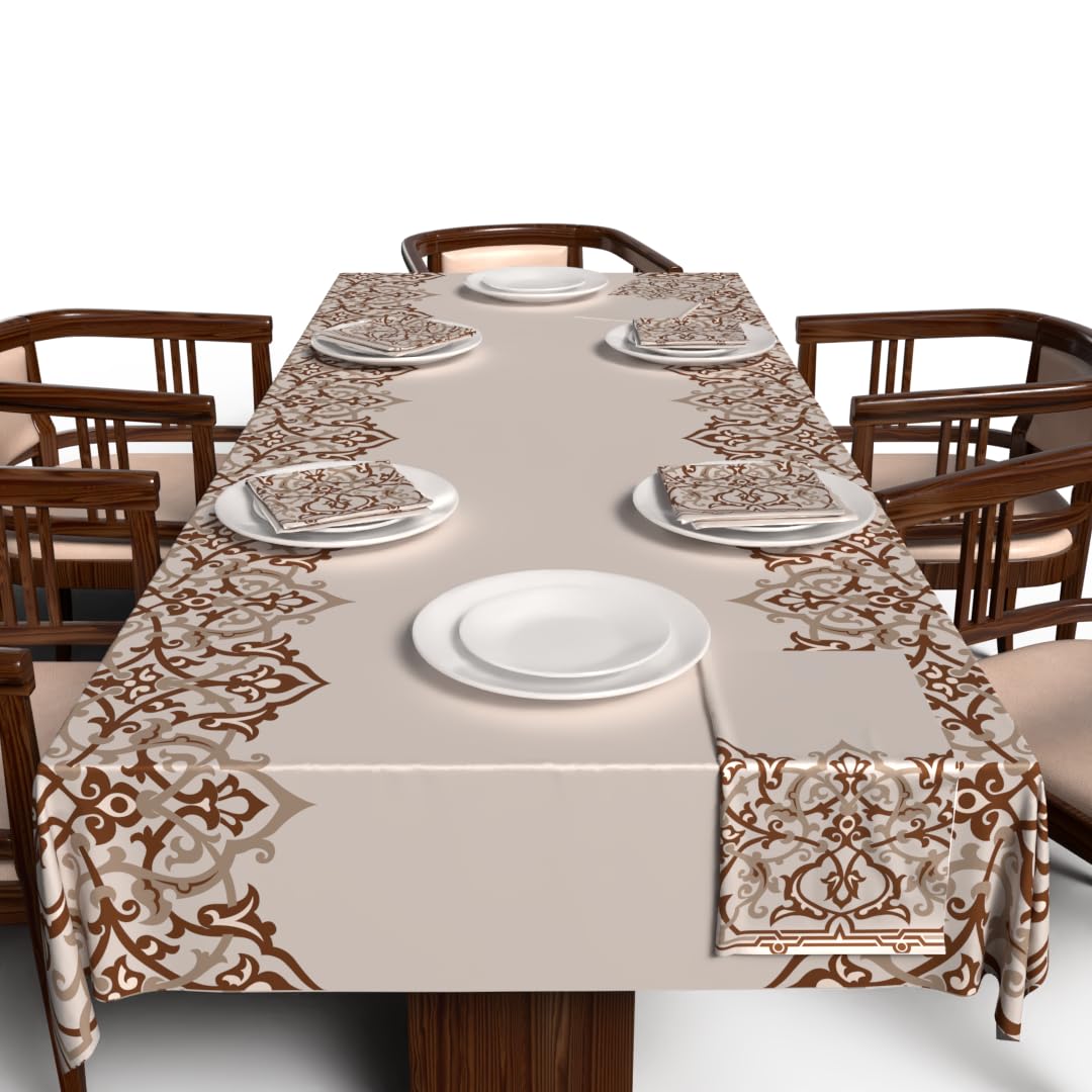 Ramadan's Unique Tablecloth & Napkins Set Satin