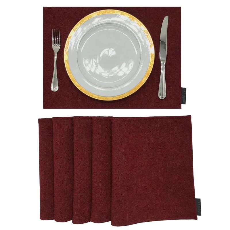 Linen Placemats Set 6 Pieces of Placemats and Runner