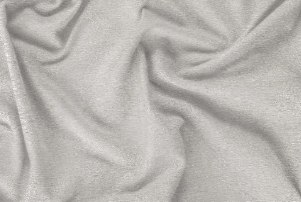 INtex CURTAINS HOUSE Faux Linen Textured Curtains Durable Fabric-Light Filtering Drapes forLiving Rooms Reception and Bedroom - Steel Grommets - Single Panel Grey 200W x 230L CM