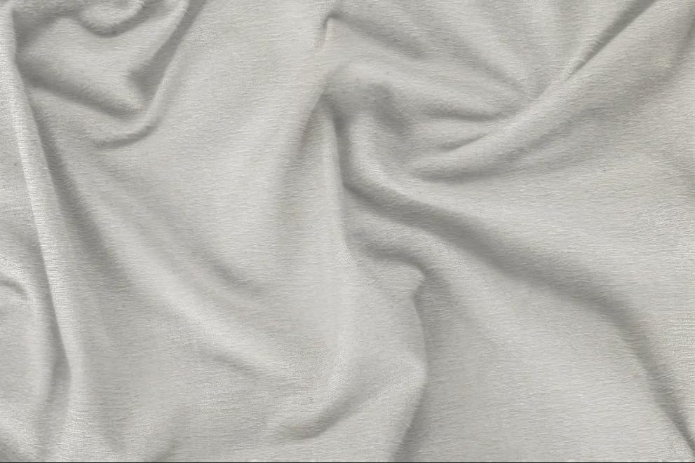 Faux Linen Textured Curtains Durable Fabric-Light Filtering Drapes for Living Rooms Reception and Bedroom - Steel Grommets - 2 Pieces