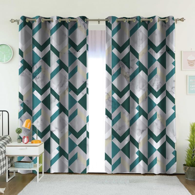 Light-Filtering Window Curtain with Steel Grommets - Linen Velvet Fabric - Single Piece