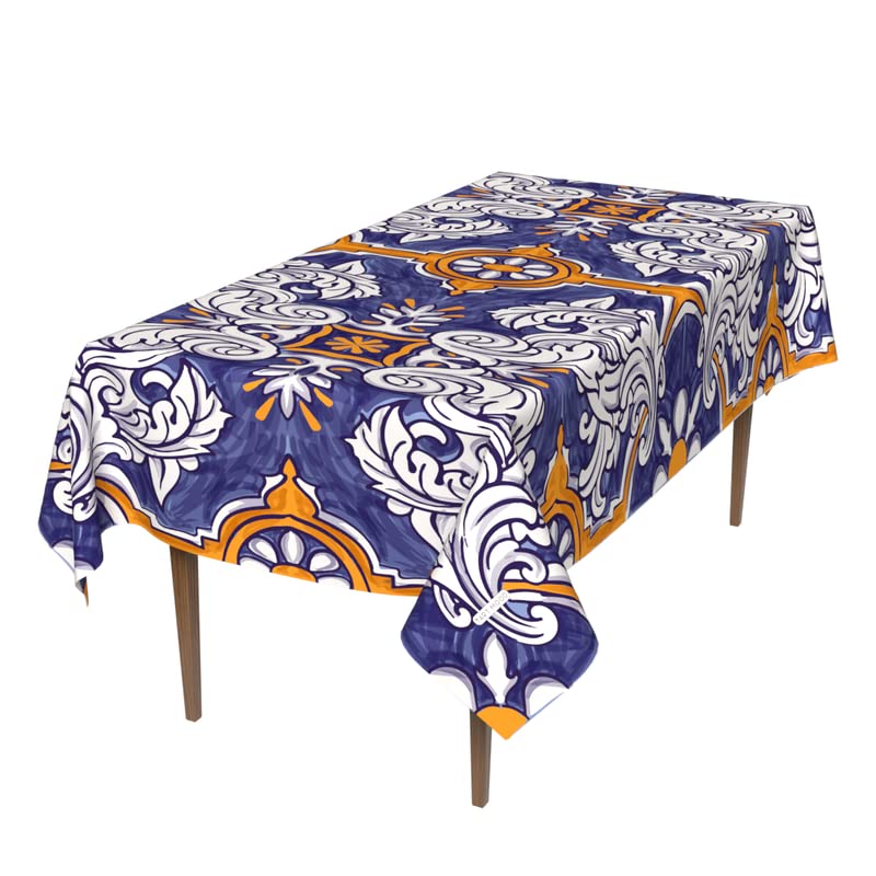 Fantasy Waterproof Tablecloth, a Multicolor 140x300 cm Rectangular Table Cover made from Spillproof Polyester, a Whimsical and Stain-Resistant Protector for Parties and Family Dining