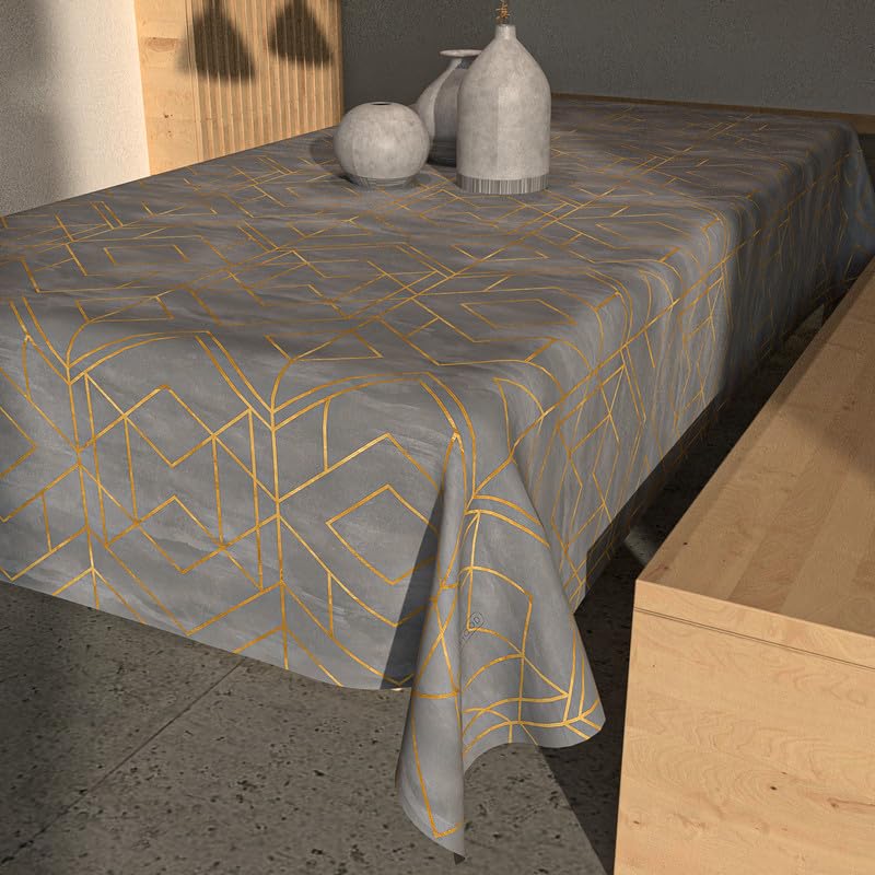 Tablecloth, Waterproof Polyester Fabric, Durable & Easy Care
