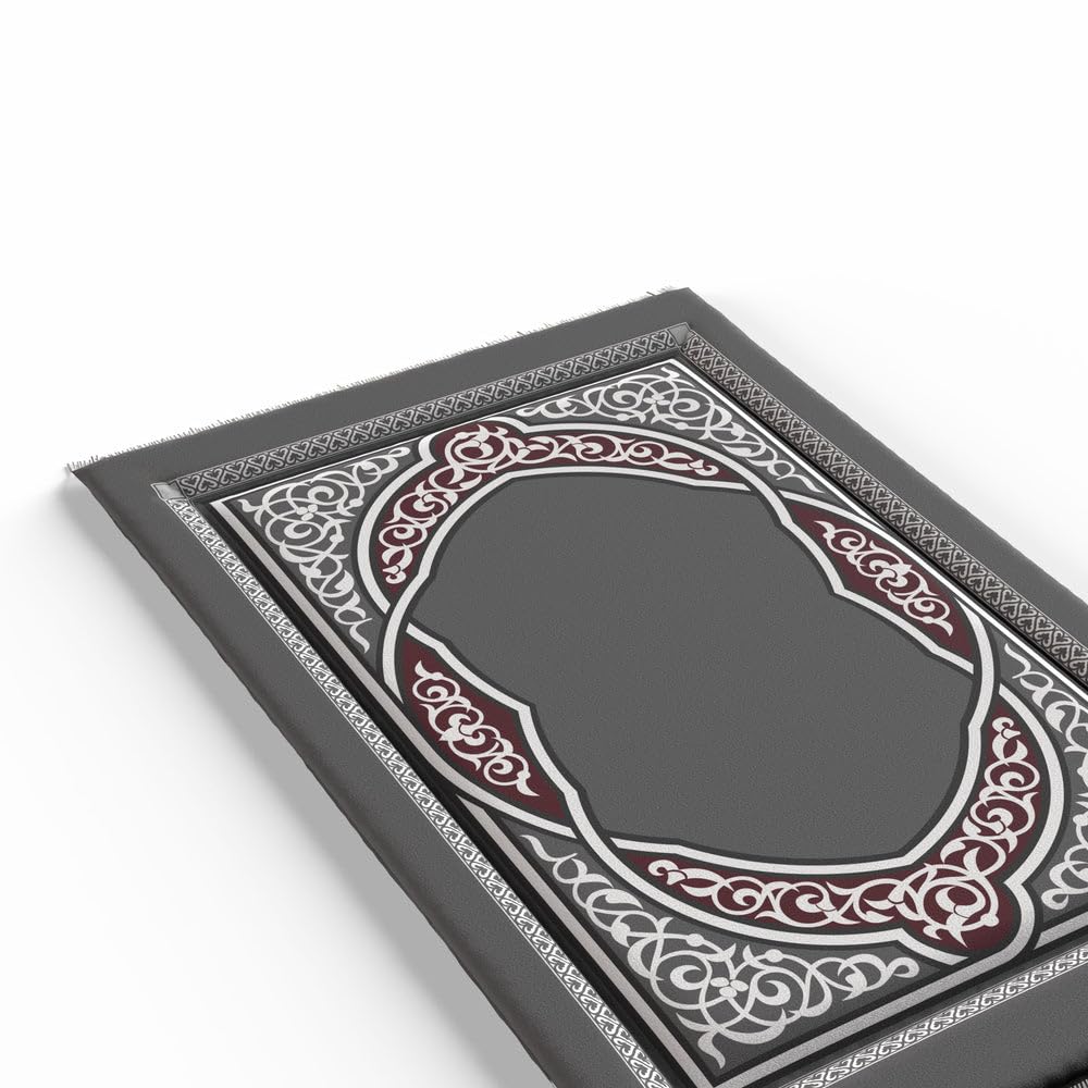 Sojoud Padded Prayer Mat Soft Premium Velvet Face - Luxurious And Comfortable Prayer Rug With Elegant Design - Thickness Foam For An Ultimate Comfort Experience