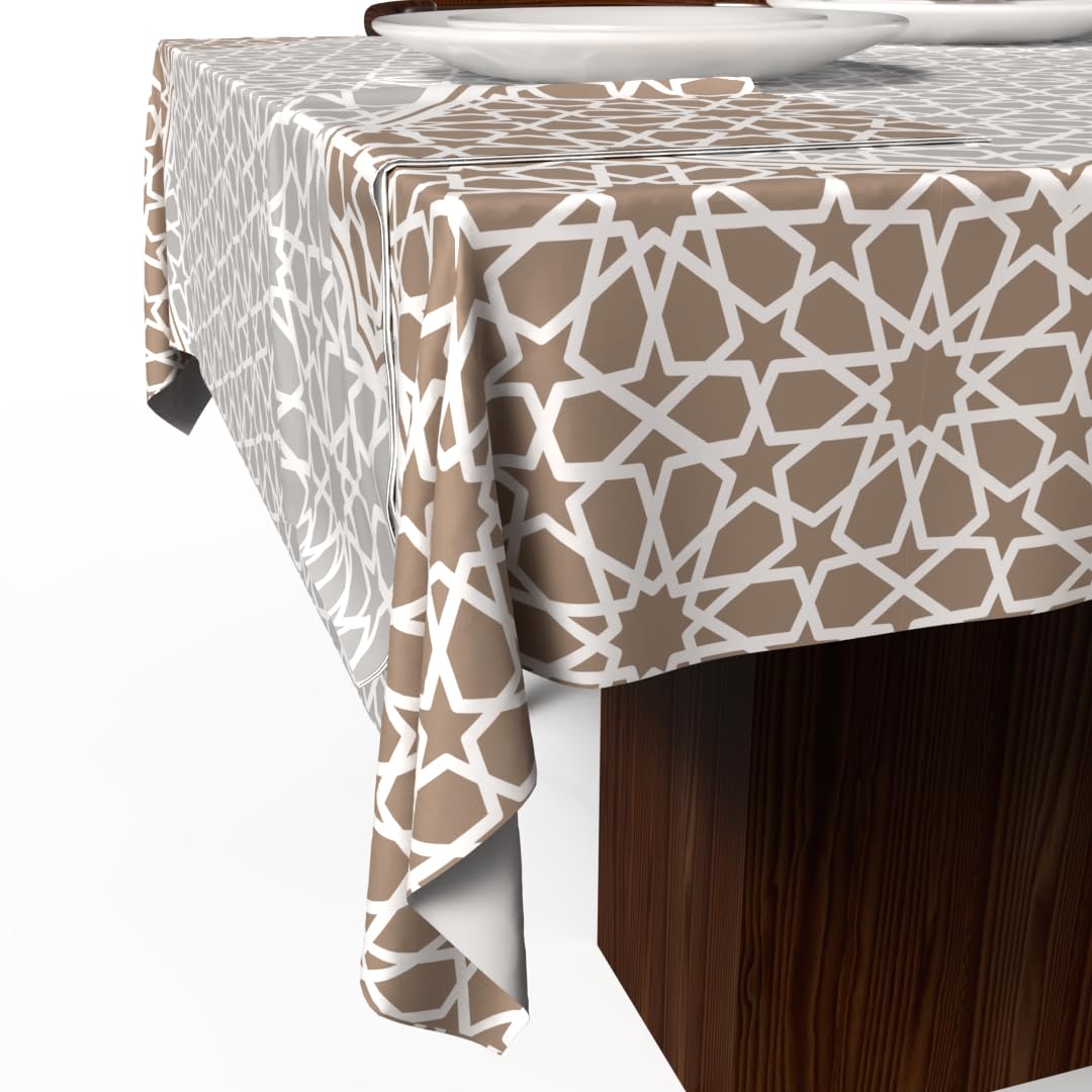 Ramadan's Unique Tablecloth & Napkins Set Satin