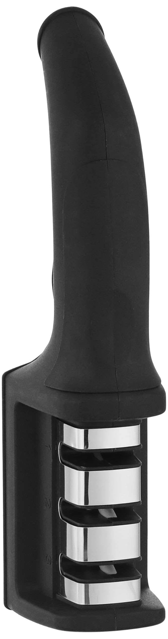 مبراة سكاكين المطبخ قابلة للتعديل 4 في 1 يدوية للسكاكين والمقصات، أداة شحذ شفرة احترافية بتصميم مريح، حجر متين