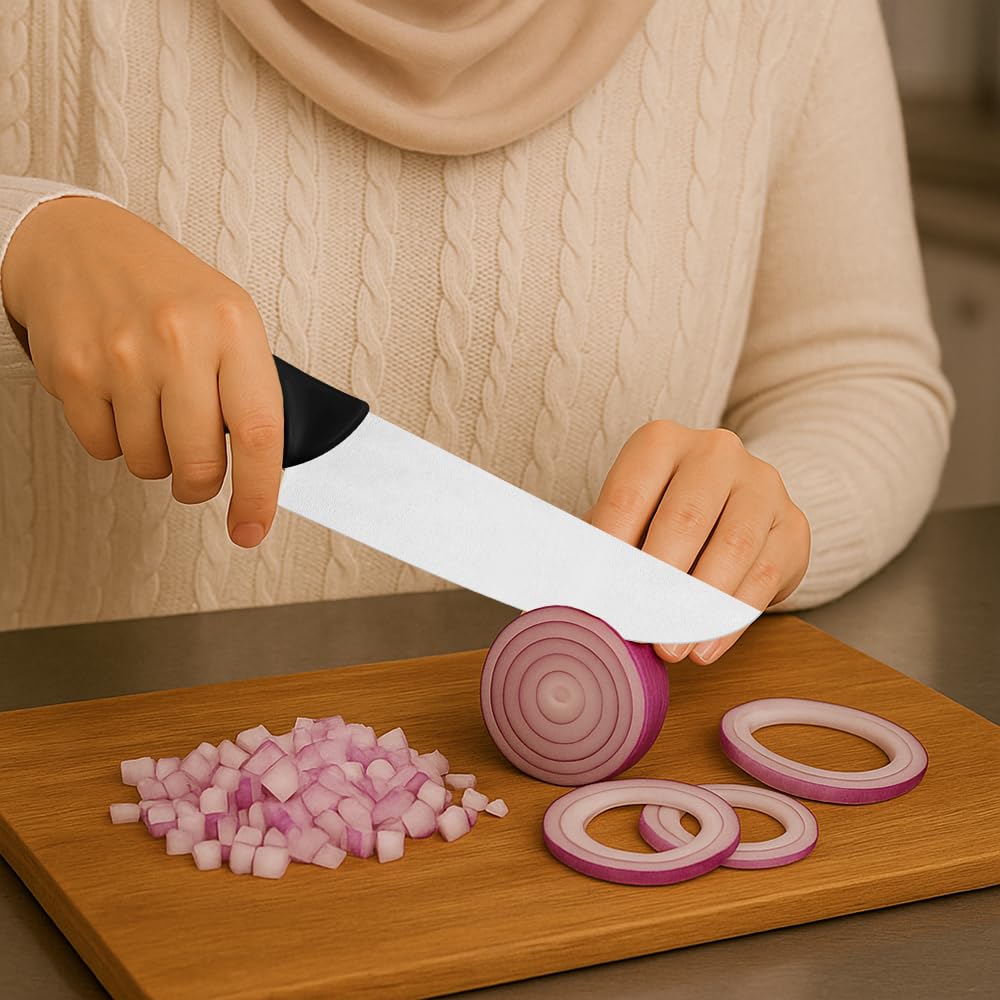 Professional Butcher Knife – 8-Inch Stainless Steel Blade – Comfortable Handle – Precision Cutting Tool
