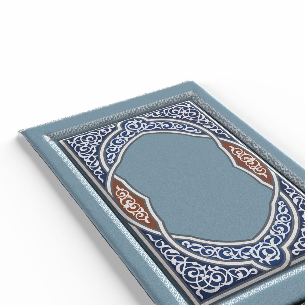 Sojoud Padded Prayer Mat Soft Premium Velvet Face - Luxurious And Comfortable Prayer Rug With Elegant Design - Thickness Foam For An Ultimate Comfort Experience