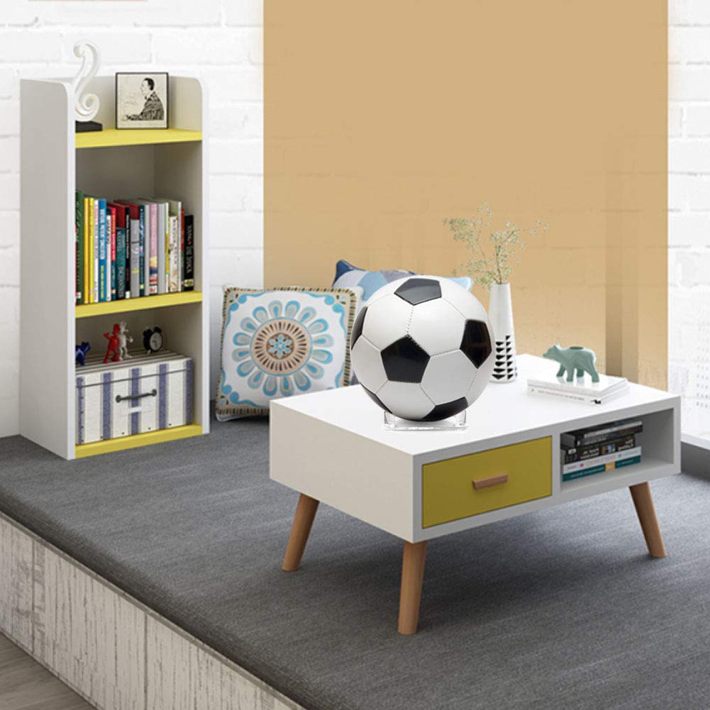 2 Pack Acrylic Ball Stand Holder, Clear Display Rack for Autographed Sports Balls, Storage for Basketball, Football, Soccer, and Volleyball, Modern Memorabilia Mount