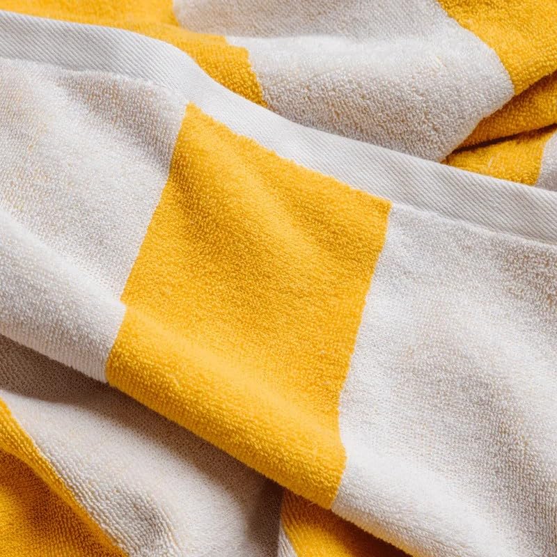 OverSized Beach Towel, 100×200cm Cotton, Ultra Absorbent Soft White Towel for Pool Beach Spa and Travel, Cotton Towel for Lounging and Drying