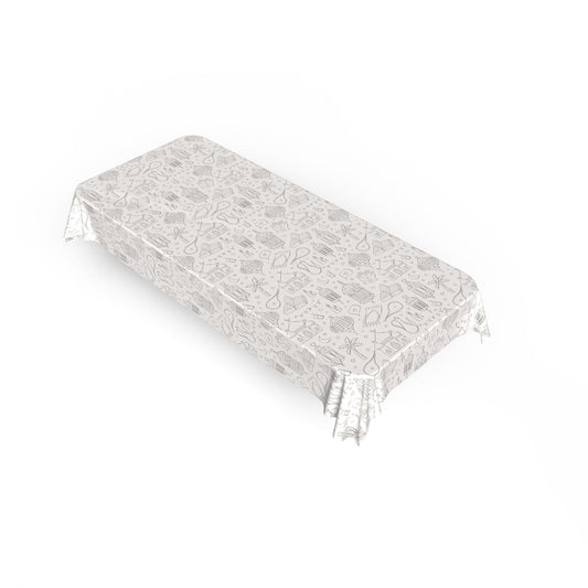 Ramadan Coloring Tablecloth – Interactive and Washable Table Cover for Kids and Families – Islamic Holiday Décor And Iftar Parties