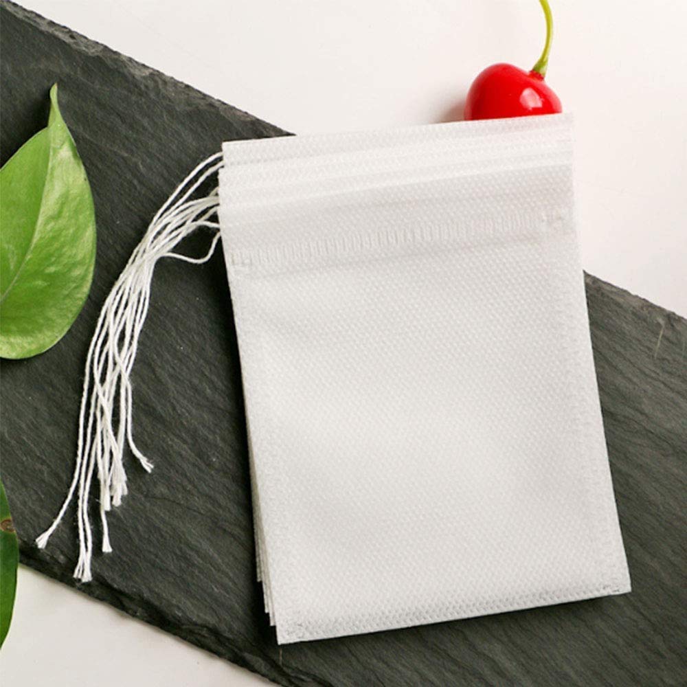 Home Clearance Sale Empty Non Woven Drawstring Tea Disposable Filter Bags - 200 Pieces