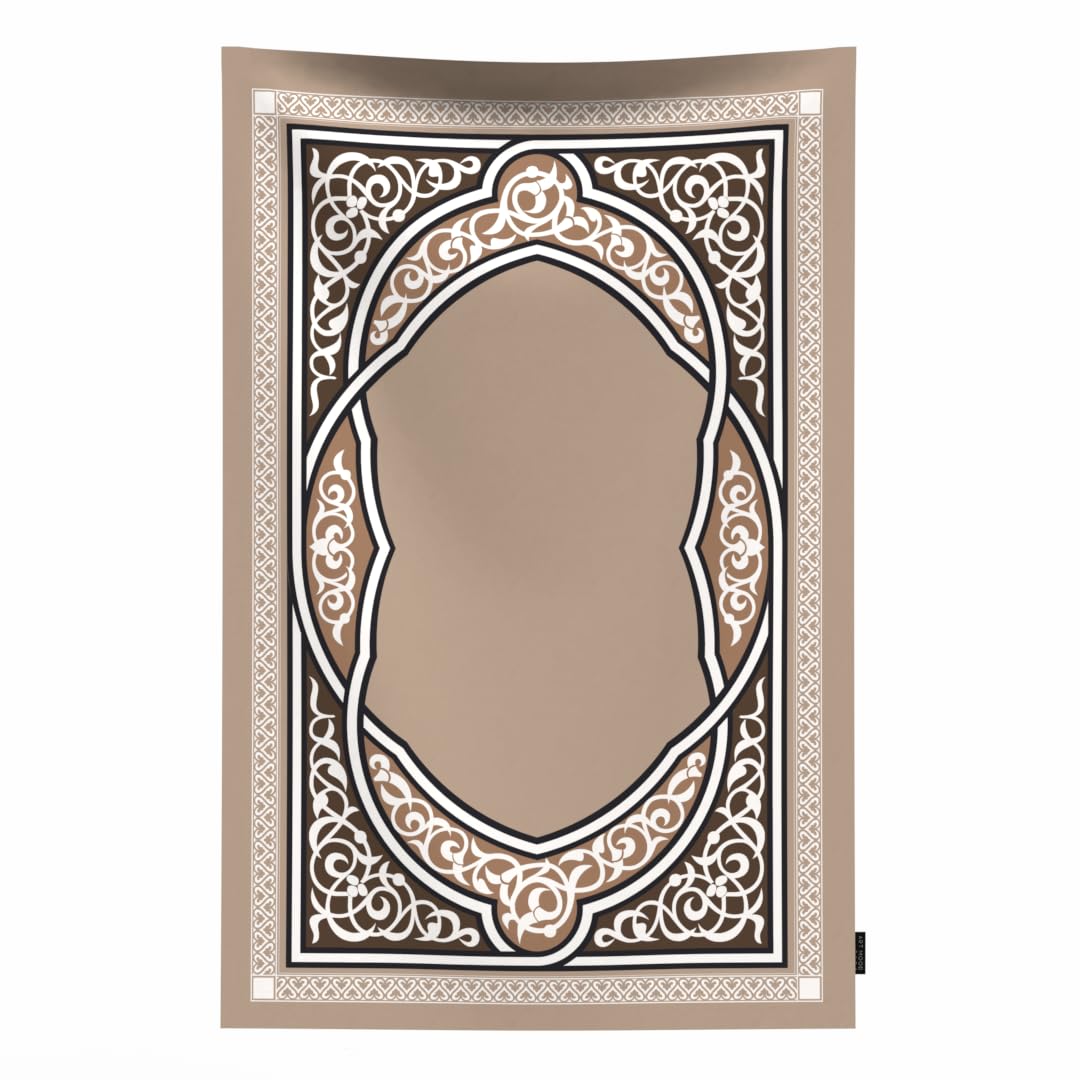 Prayer Mat - Waterproof Pocket Size Travel Mat for Salah, Lightweight Foldable Muslim Prayer Rug with Carrying Bag