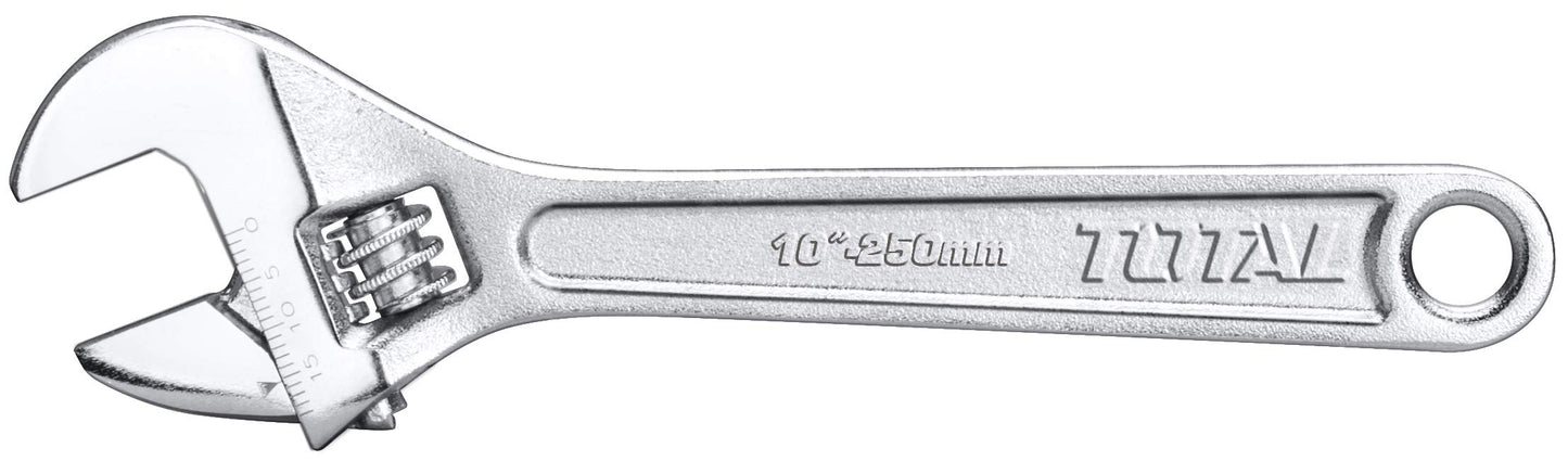 Total THT1010103 Adjustable Wrench With High Performance - Teal White