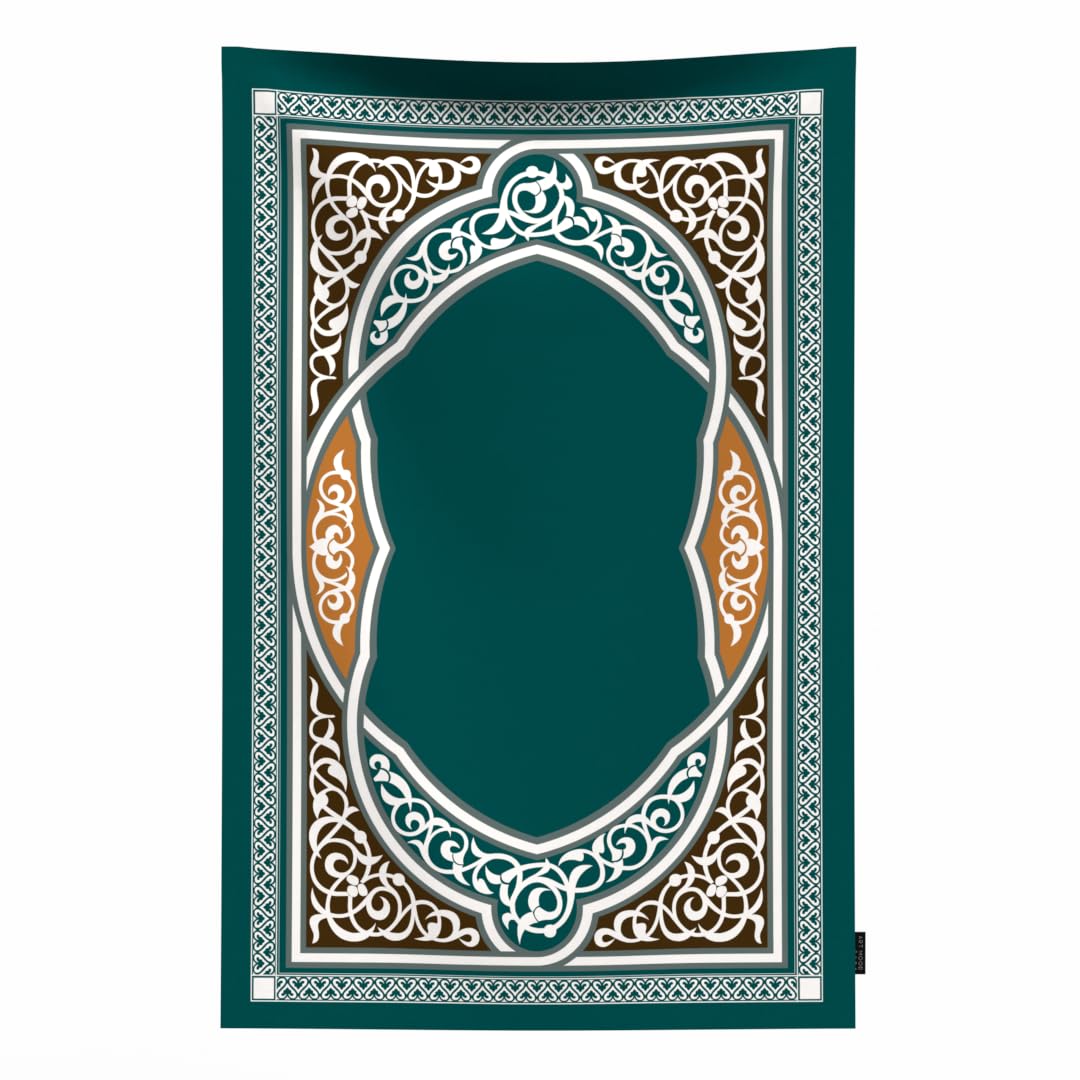 Prayer Mat - Waterproof Pocket Size Travel Mat for Salah, Lightweight Foldable Muslim Prayer Rug with Carrying Bag