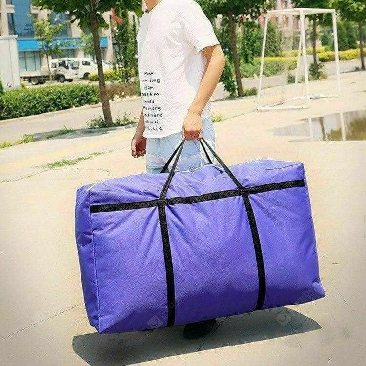 Jumbo Blanket Storage Bag – Large Capacity Organizer for Blankets, Quilts & Clothes – Zipper Closure – 80x65 cm