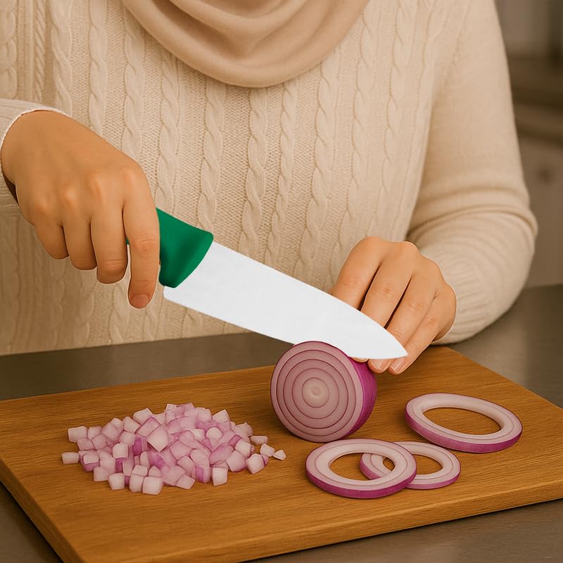 Professional Meat Knife, Stainless Steel Blade, Polypropylene Handle, Durable and Precision Cutting Tool