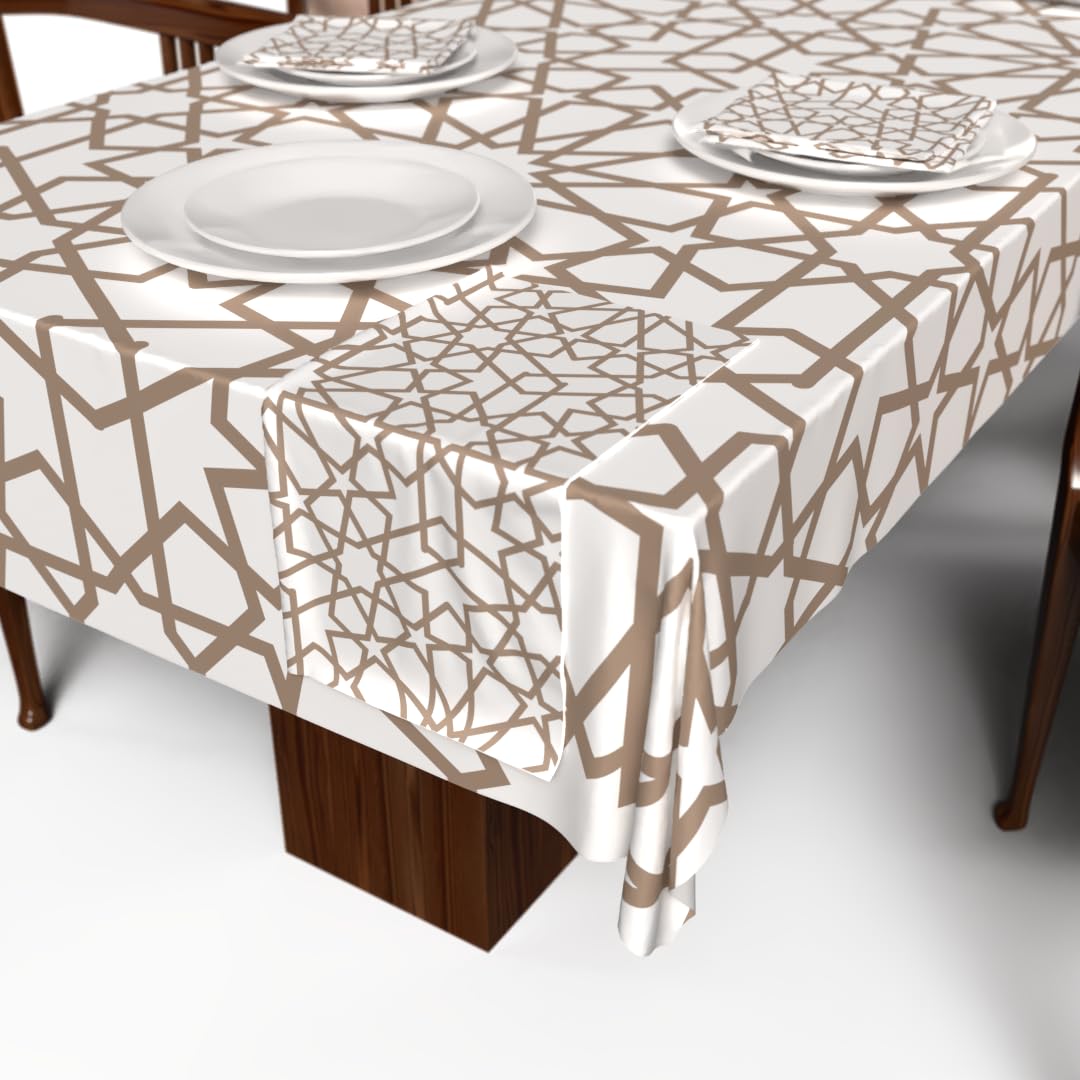 Ramadan's Unique Tablecloth & Napkins Set Satin