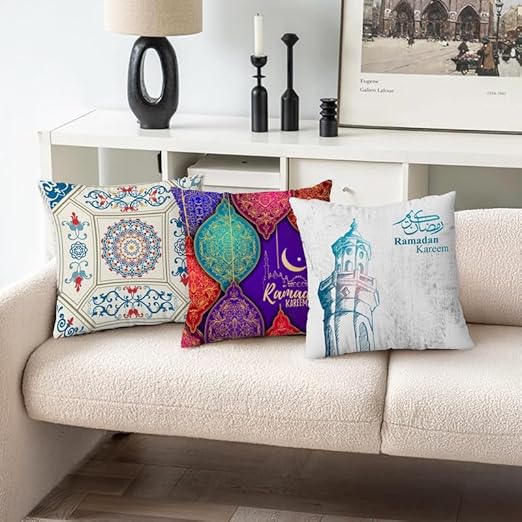 Throw Pillow Covers - Velvet Cushion Covers - Set of 3 -40 x 40 cm - Cover Only