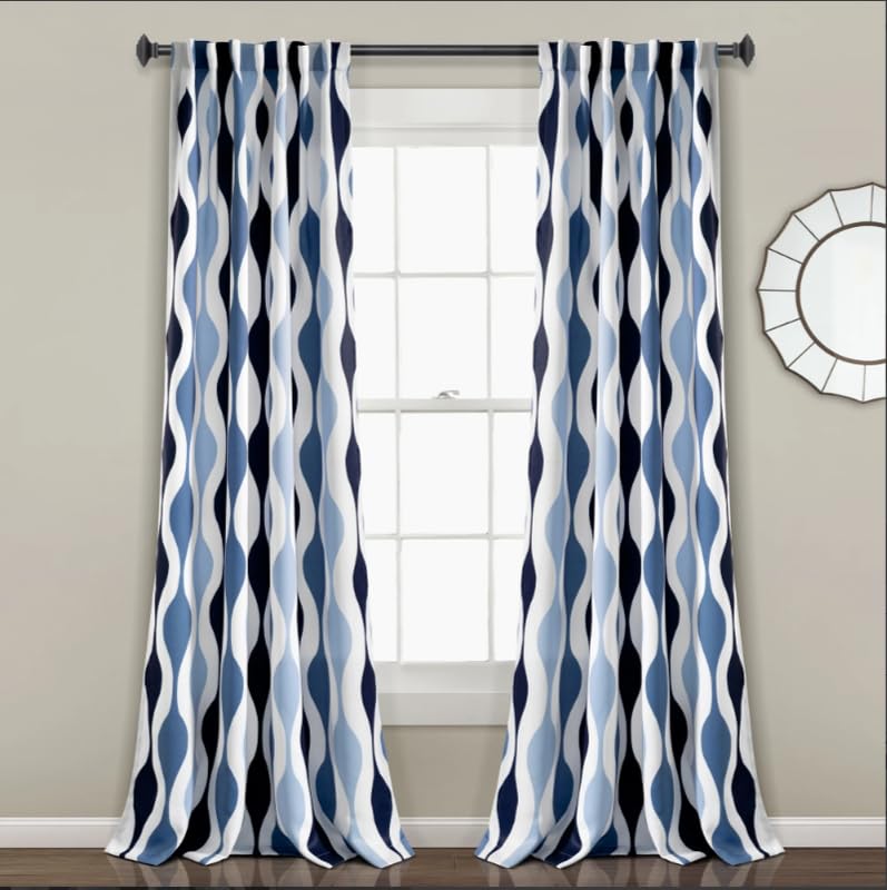 Light Filtering Window Curtain with Back Tab Design, Linen Velvet Fabric - 1 Piece