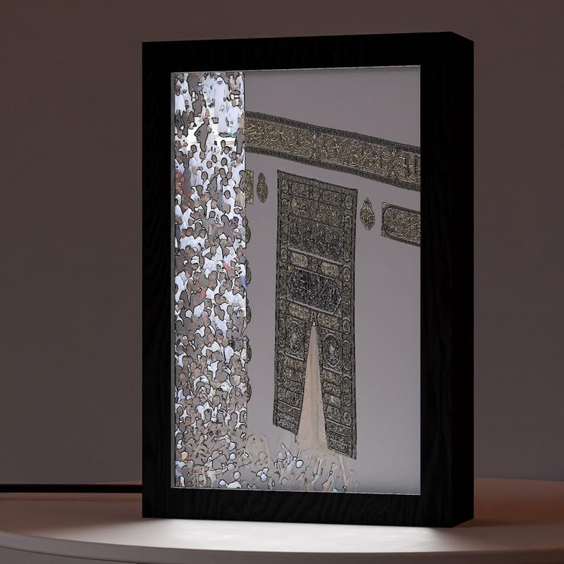 Natrual Wood 2 In 1 Photo Lighting Frame