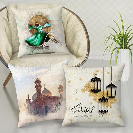 Throw Pillow Covers - Velvet Cushion Covers - Set of 3 -40 x 40 cm - Cover Only