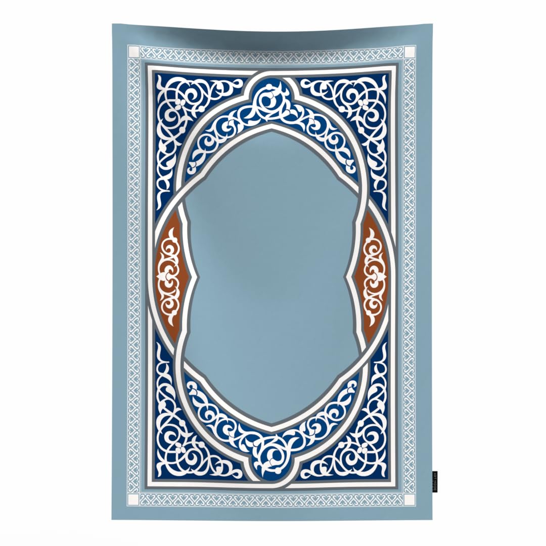 Prayer Mat - Waterproof Pocket Size Travel Mat for Salah, Lightweight Foldable Muslim Prayer Rug with Carrying Bag