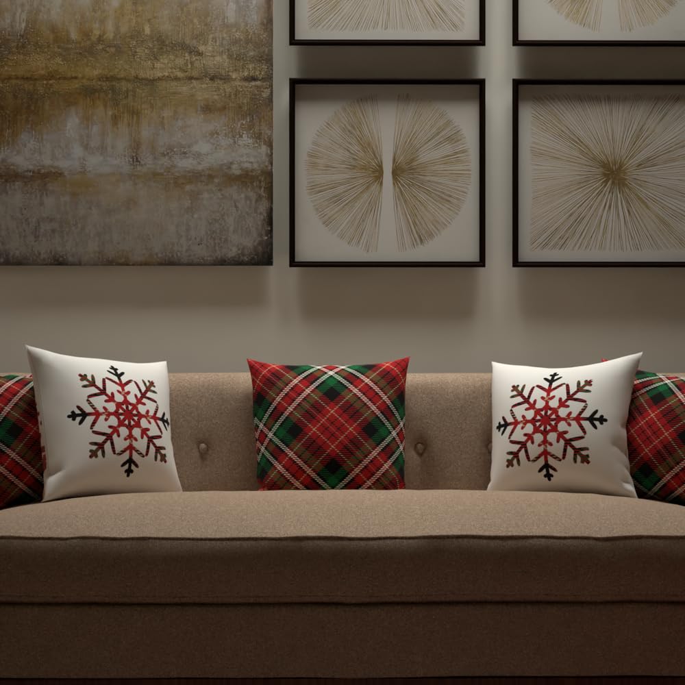 Christmas Cushion 40x40 CM, Washable Soft Holiday Pillow for Sofa, Bedroom, Living Room, or Office, Festive Decorative Accent