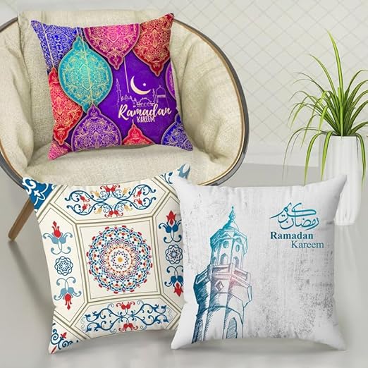Throw Pillow Covers - Velvet Cushion Covers - Set of 3 -40 x 40 cm - Cover Only
