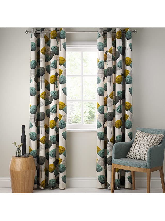 Linen Velvet Sabia Curtains-Modern Multi Colour Sheer Design-Steel Grommets -1 Piece