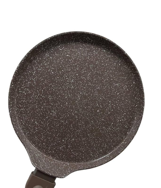 Granite Crepe Pan 30cm, Durable Non-Stick Surface, Multi-Purpose for Crepes, Pancakes, Omelettes, Even Heat Distribution, Easy to Clean, Ideal for Home Cooking